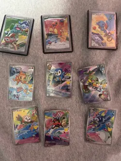 Pokemon First Partner Illustration Collection X9 Full Art Set - Image 1