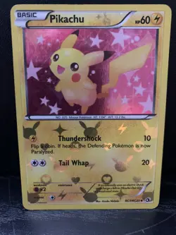 2013 PIKACHU RC7/RC25 LEGENDARY TREASURES RADIANT HOLO POKEMON- NM/MINT - Image 1