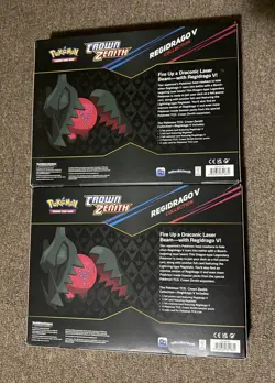 Pokemon TCG Crown Zenith Regidrago V Collection New And Sealed x 1 - Image 1