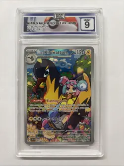 2025 Pokemon Iono’s Kilowattrel Illustration Rare #163 HGC 9 (sb4) - Image 1