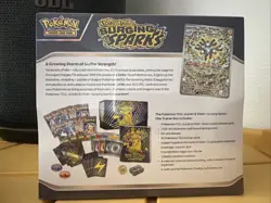 Pokemon TCG Surging Sparks ETB Factory Sealed a little rip on the side - Image 3