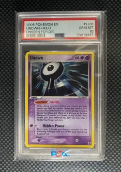 Pokemon Unown Unseen Forces Holo PSA 10 - Image 2
