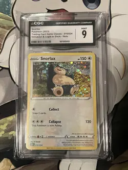 Pokemon snorlax TCG 2023 Pokemon Classic Collection Snorlax CLC Holo 016/034 - Image 1