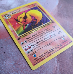 Pokemon Flareon 19/64 Jungle Rare Regular 1st Edition Moderately Played - Image 2
