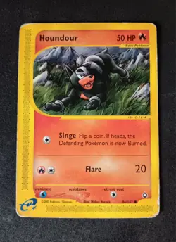 Houndour - Aquapolis 86/147 - 2002 - E Reader - Pokemon TCG - WOTC - Image 1