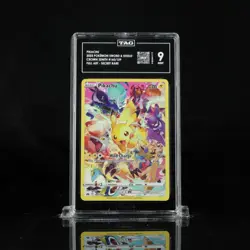 TAG 9 Pikachu (Secret) 160/159 SWSH: Crown Zenith Pokemon - Image 1