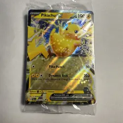 Pikachu EX 063/193 •SEALED• Snowflake Stamp Holiday Calendar Promo 2023 Pokemon - Image 1