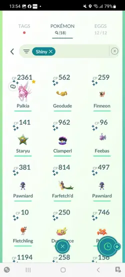Pokemon Go (Stage 35) Shiny Legendary Palkia ( Spacial rend ) ( 18 Legendarys ) - Image 4