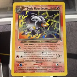 Pokemon TCG Neo Destiny Dark Houndoom 7/105 Holo Rare Unlimited English - Image 1