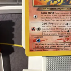 Pokemon TCG Neo Destiny Dark Houndoom 7/105 Holo Rare Unlimited English - Image 5