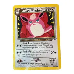 Pokemon Tcg Dark Wigglytuff #40 Pokemon Neo Destiny Heavily Played 40/105 - Image 1