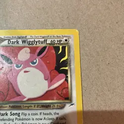 Pokemon Tcg Dark Wigglytuff #40 Pokemon Neo Destiny Heavily Played 40/105 - Image 5