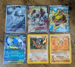 Pokemon TCG - Lot Of 6 - Sudowoodo Hitmonlee (MP) Absol Snover - NEAR MINT - Image 1