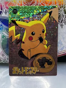 Pokemon Pocket Monsters Vending Prism Sticker #272 Pikachu - Image 1