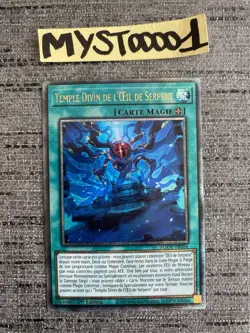 Carte Yu-gi-oh! Temple Divin De L’œil De Serpent AGOV-FR056 QCR Francaise - Image 1