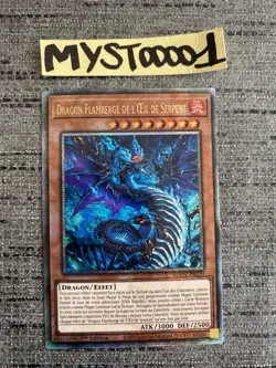 Carte Yu-gi-oh! Dragon Flamberge De L’œil De Serpent AGOV-FR010 QCR Francaise - Image 1