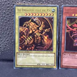 Lot Cartes Yu-Gi-Oh! Dieux Egyptiens Slifer, Obelisk, Le Dragon Aile de Ra LC01 - Image 2