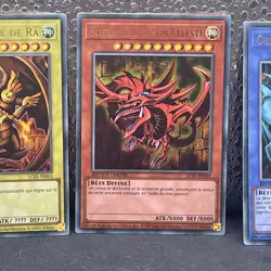 Lot Cartes Yu-Gi-Oh! Dieux Egyptiens Slifer, Obelisk, Le Dragon Aile de Ra LC01 - Image 3