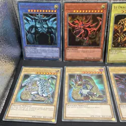 Lot 6Cartes Yu-Gi-Oh! Dieux Egyptiens Slifer, Obelisk, Le Dragon Aile de Ra LC01 - Image 2