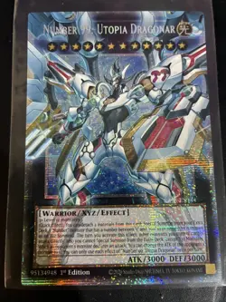 Yugioh Number 99: Utopia Dragonar RA05-EN144 Starlight Overframe 1st Ed EU NM-M - Image 1