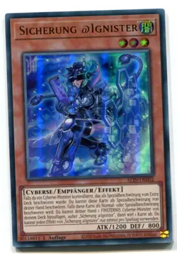 Yu-Gi-Oh! Sicherung @ Ignister Ultra Rare ALIN-DE002 - Image 1