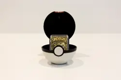 Gold-Plated Pikachu Pokemon Card with Poke Ball Case - 1999 Burger King Promo - - Image 3