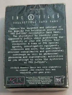 The X-Files 1996 CCG/TCG Card Game 60-Card Starter Deck SEALED & NEW! - Image 2