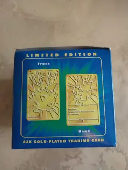 Pokemon Togepi 23k Gold-Plated Sealed Burger King 1999 Card & Ball - Image 3