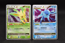 Leafeon & Glaceon LV. X DP4 1st Edition 2007 Japanese Pokemon card Excellent - Image 1