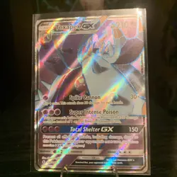 Toxapex GX 136/145 Guardians Rising NM Full Art Ultra Rare Pokemon Card - Image 1