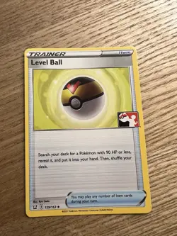 Level Ball Non holo 129/163 Play! Pokemon Prize card, Stamped *Rare* - Image 1