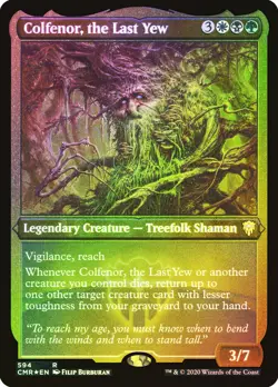 MTG FOIL ETCHED Colfenor, the Last Yew - Commander Legends #594 - Image 1