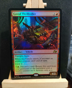Gastal Thrillroller FOIL - Aetherdrift - Rare - NM (see pics) MTG - Image 1