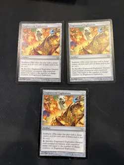 Three (3x) Engineered Explosives • 2 LP And One HP - Fifth Dawn • MTG - Image 1