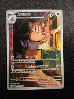 Raticate 099/088 Perfect Order Illustration Rare Holo Near Mint - Image 1