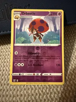 Pokemon TCG Orbeetle Sword & Shield - Battle Styles 065/163 Reverse Holo - Image 1