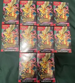 Pokemon Ascended Heroes Booster Bundle - Lot of 10x Sealed One Box Is Damaged - Image 1
