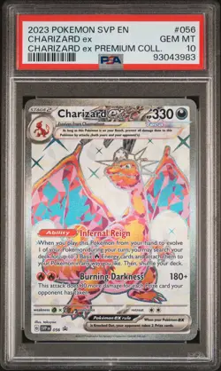Charizard EX 056 Premium Collection Svp En-sv Black Star Promo Pokemon PSA 10 - Image 1