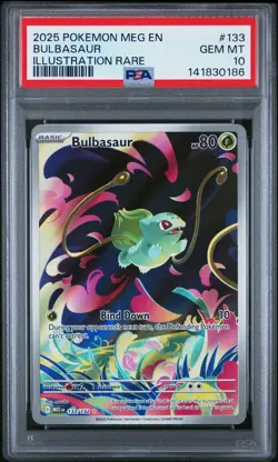 Pokemon Bulbasaur Mega Illustration Rare #133 PSA 10 Gem Mint - Image 1