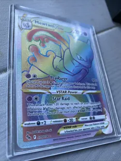 Pokemon TCG Mewtwo VSTAR 079/078 Pokemon GO Secret Rare Full Art Holo 280 HP - Image 2