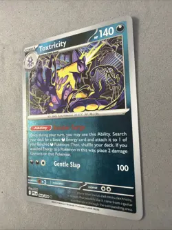 Pokemon TCG * Phantasmal Flames * 68/94 Toxtricity REVERSE HOLO Rare * FRESH PK - Image 2