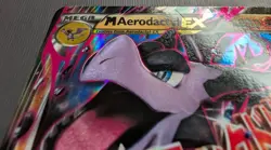 Pokemon TCG M Aerodactyl EX XY98 Black Star Promo Holo Mega - Image 3