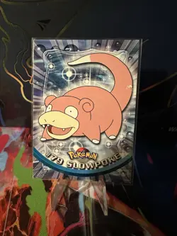 Slowpoke #79 2000 Topps Pokemon TV Animation Edition Blue logo - Image 1