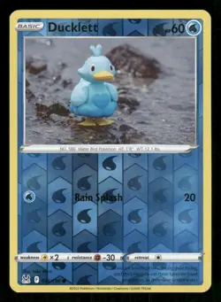Ducklett 046/196 Common Lost Origin Pokemon Reverse Holo NM/M - Image 1