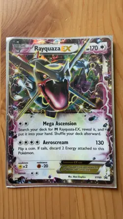 Rayquaza EX - XY66 - Pokemon XY Promo Ultra Rare Card NM - Image 1