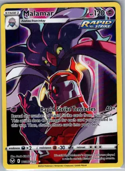 Malamar TG06/TG30 SWSH12: Silver Tempest Trainer Gallery - Pokemon Card - NM - Image 1