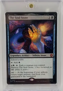 RARE 2025 MAGIC GATHERING MTG MARVEL SPIDER-MAN THE SOUL STONE #66 CARD UNPLAYED - Image 2