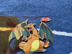 Pokemon TopSun Charizard Plastic Card Japanese Vintage Anime Collection Rare - Image 3