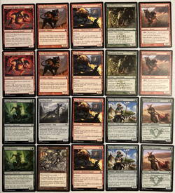 MTG Dog/Hound Tribal (Gruul +1/+1 Counters Aggro)40-Card Deck Pack|Just Add Land - Image 3
