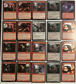 MTG Werewolf Tribal (Mono Red Control the Night) 40-Card Deck Pack|Just Add Land - Image 5